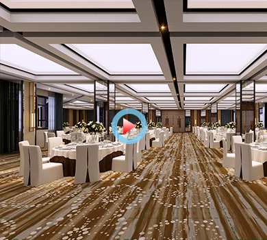 杭州酒店宴會(huì)廳360全景案例展示